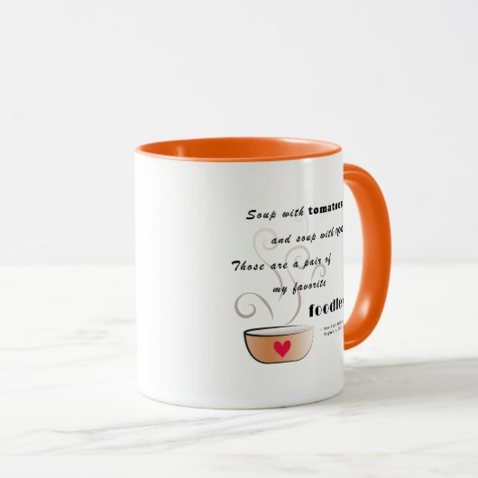 Soupe - ma nourriture préférée Mug (Devant droit)