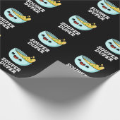 Souper Duper Funny Soup Dark BG Cadeaupapier (Hoek)