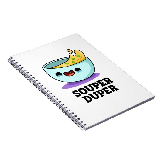 Souper Duper Grappige Soep Stunt  Notitieboek (Rechterzijde)