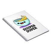 Souper Duper Grappige Soep Woordgrap  Notitieboek (Rechterzijde)