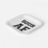 SOUR AF PAPIEREN BORDJE (Gebogen)