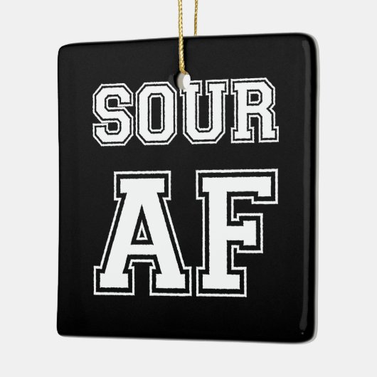 SOUR AF PING PONG BALL KERAMISCH ORNAMENT (Links)