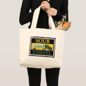 SOUR DIESEL GROTE TOTE BAG (Voorkant (product))