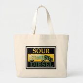 SOUR DIESEL GROTE TOTE BAG (Voorkant)