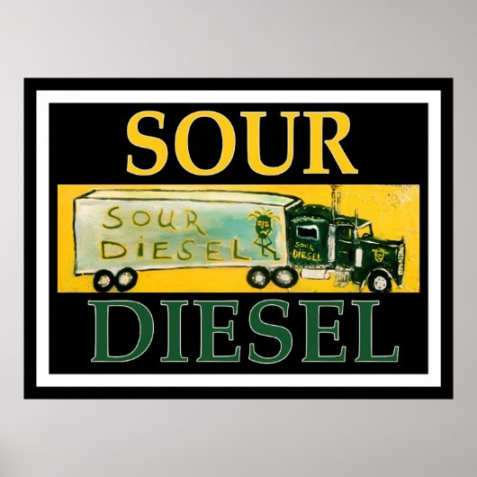 SOUR DIESEL POSTER (Voorkant)