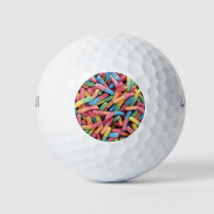 Sour Gummy Worms Golfballen