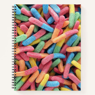 Sour Gummy Worms Notitieboek