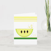 Sour Lemon Notecard Kaart (Voorkant)
