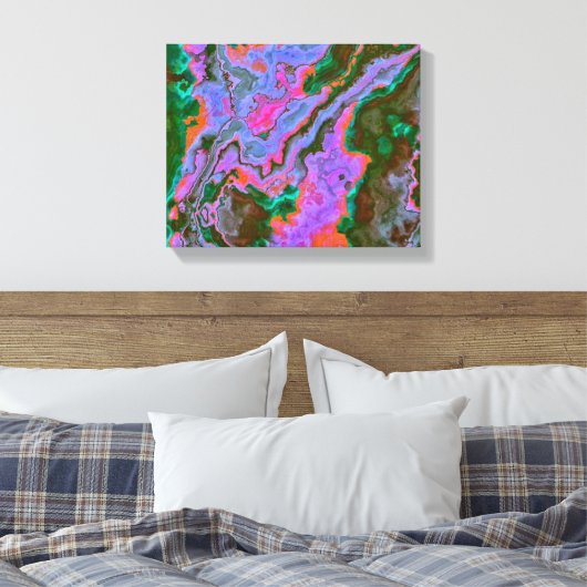 Sour Marble Canvas afdrukken (Insitu (Slaapkamer))