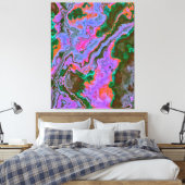 Sour Marble Canvas afdrukken (Insitu (Slaapkamer))