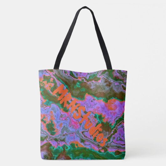 Sour Marble Canvas tas (Achterkant)