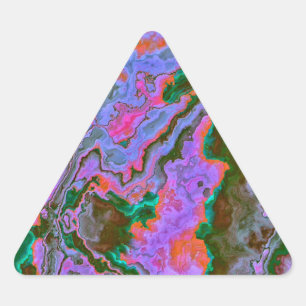 Sour Marble Driehoek Sticker