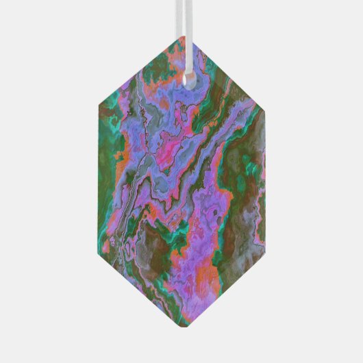 Sour Marble Glas Ornament (Voorkant Rechts)