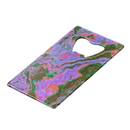 Sour Marble Kredietkaart Flessenopener (Achterkant Gekanteld)