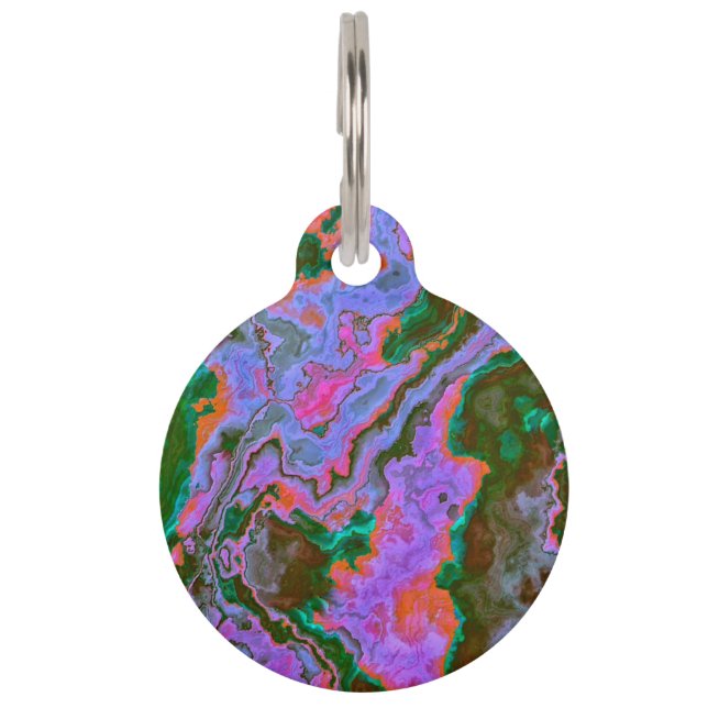Sour Marble Pet ID Tag Huisdierpenning (Voorkant)