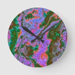 Sour Marble Ronde Klok