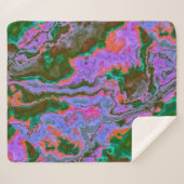 Sour Marble Sherpa Deken (Voorkant (horizontaal))