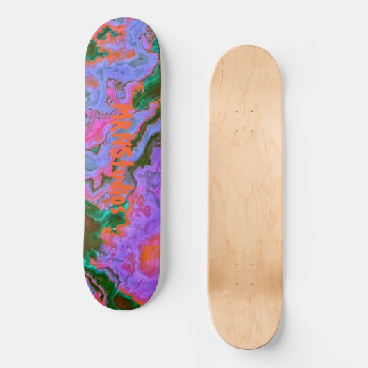 Sour Marble Skateboard (Voorkant)