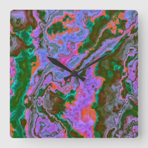 Sour Marble Vierkante Klok