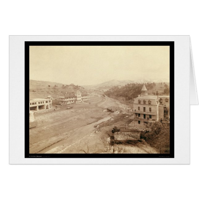 Sources d'eau chaude de Club House Hill SD 1891 (Devant horizontal)
