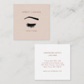 Sourcils Carte de visite (Devant / Derrière)