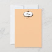 Sourcils de célébrités ~  Invitations / RSVP (Dos)