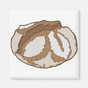 Sourdegh Bread Loaf Magneet