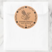 Sourdough Bread Baking Ronde Sticker (Tas)