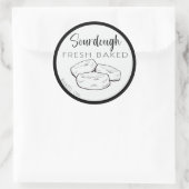 SOURDOUGH engels muffin labels, engels muffins Ronde Sticker (Tas)