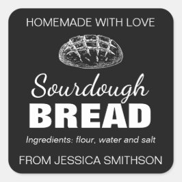 Sourdough Homemade Items Label