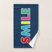 Souriez ! (Serviette à main)