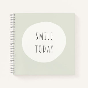 souriez aujourd'hui. Journal Carnet spirale