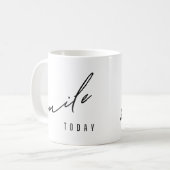 souriez aujourd'hui. Mugs & Tasses (Devant gauche)