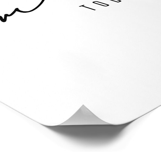 souriez. aujourd'hui. Poster et impression (Coin)