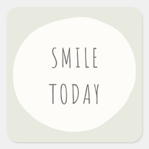 souriez aujourd'hui. Stickers & Étiquettes