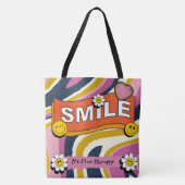 Souriez. C'est le Sac fourre-tout de thérapie libr (Devant)