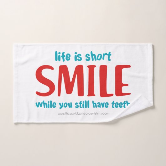 Sourire (Serviette à main)