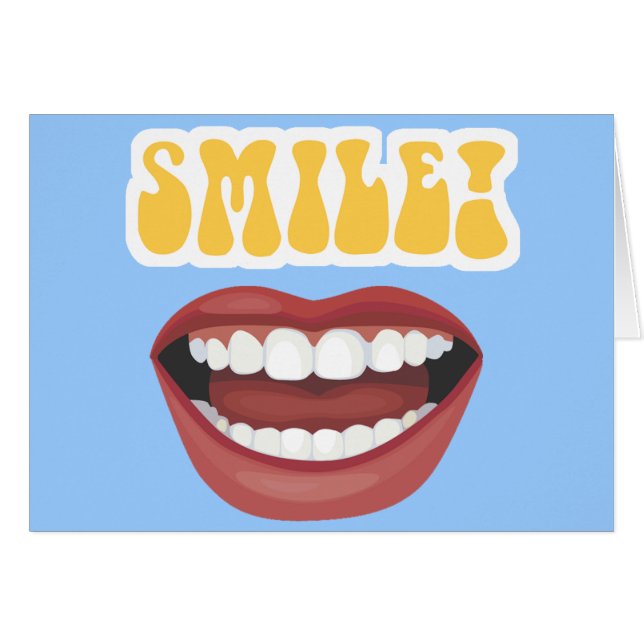 SOURIRE ! (Devant horizontal)