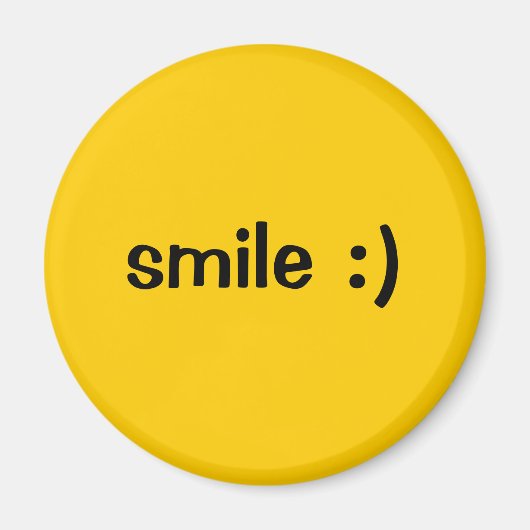 sourire :) aimant (Devant)