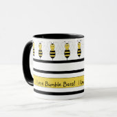 Sourire Bumble Bee Mug (Devant gauche)