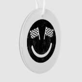 Sourire de course pour les courses de voitures de  (devant)