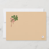 Sourire d'Irlandais - invitation de fête (Dos)