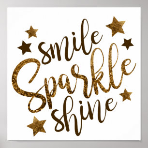 Sourire, Étincelle, Poster Shine Matte