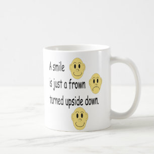 Sourire/froncement de sourcils - tasse