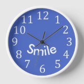 Sourire, horloges d'affirmation de mot de texte bl (Recto)