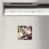 Sourire Lys Fleur Photographie Magnet (In Situ (Lave-vaisselle))