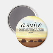 Sourire Magnet inspirant (Recto/Verso)