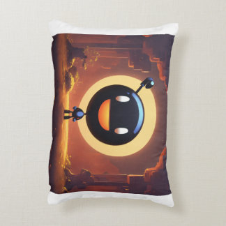 Sourire noir : Coussin