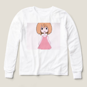 Sourire timide en rose