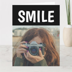 SOURIRE ! VOTRE ANNIVERSAIRE ! CARTE DE RECONNAISS